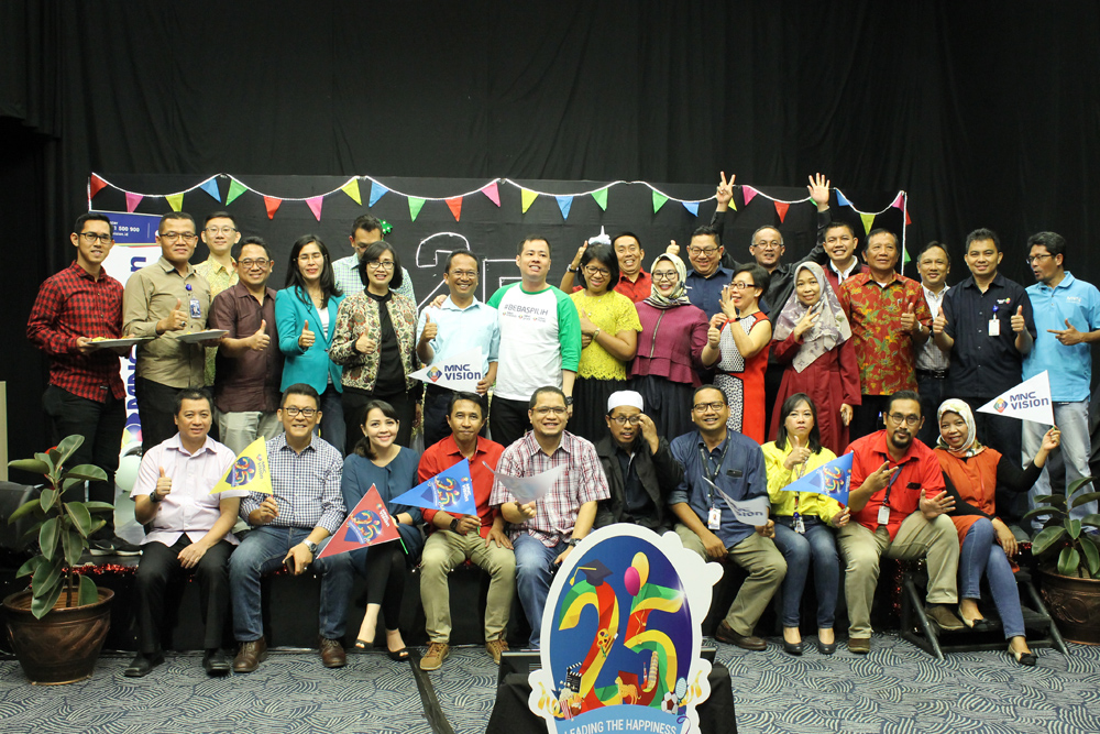 MNC Vision | Event | Detail | Mnc Vision Rayakan Ulang Tahun Ke 25